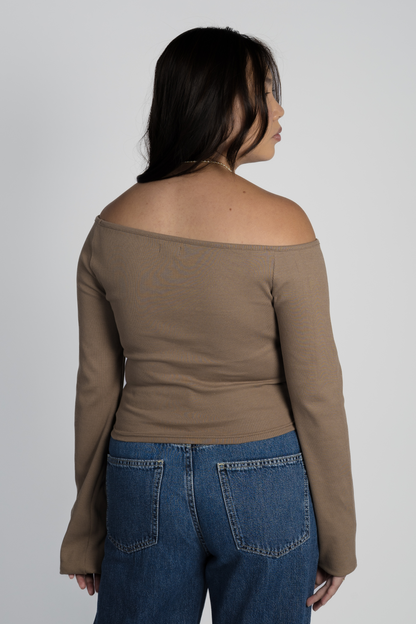 Taupe - Model 2 Back View