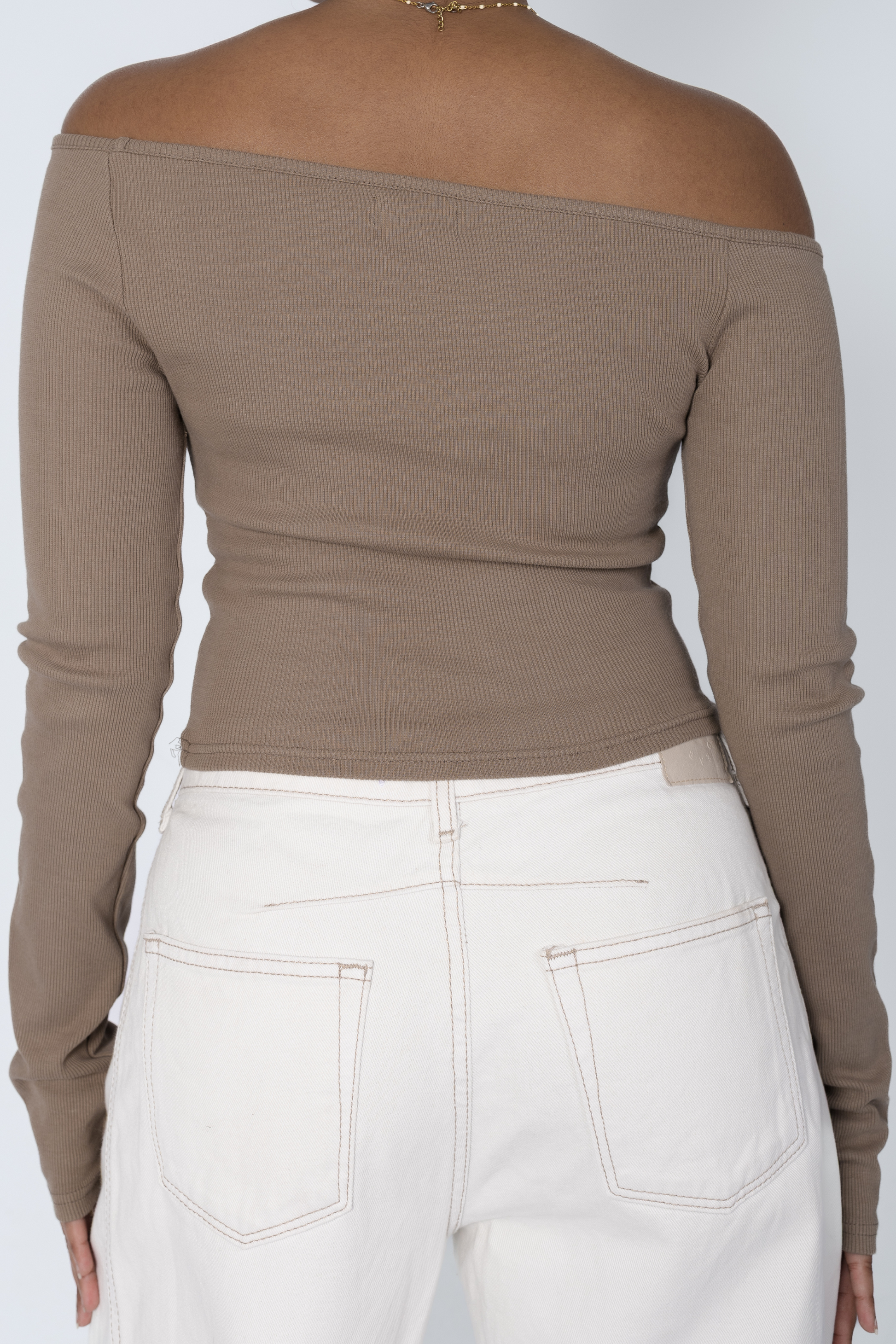 Taupe - Model 1 Back View