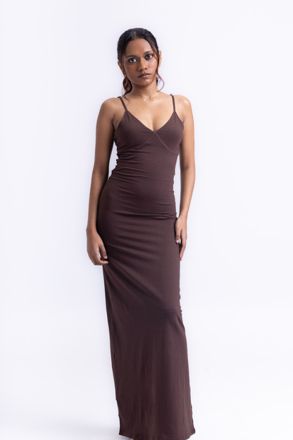 Espresso Dress | Chocolate Brown
