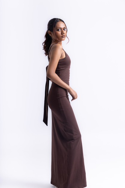 Espresso Dress | Chocolate Brown