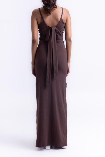 Espresso Dress | Chocolate Brown