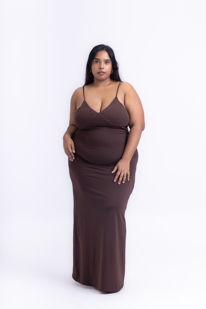 Espresso Dress | Chocolate Brown