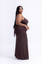 Espresso Dress | Chocolate Brown
