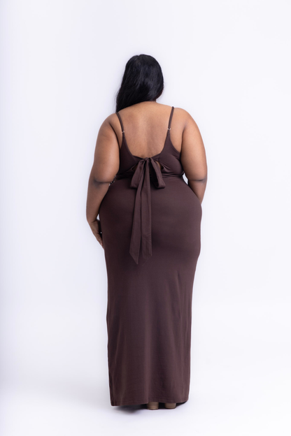 Espresso Dress | Chocolate Brown
