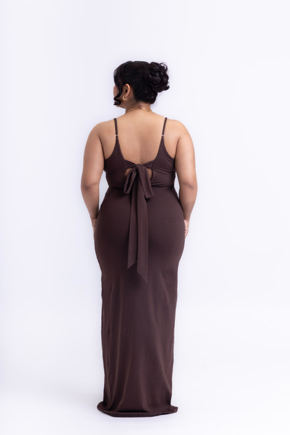 Espresso Dress | Chocolate Brown