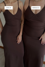 Espresso Dress | Chocolate Brown