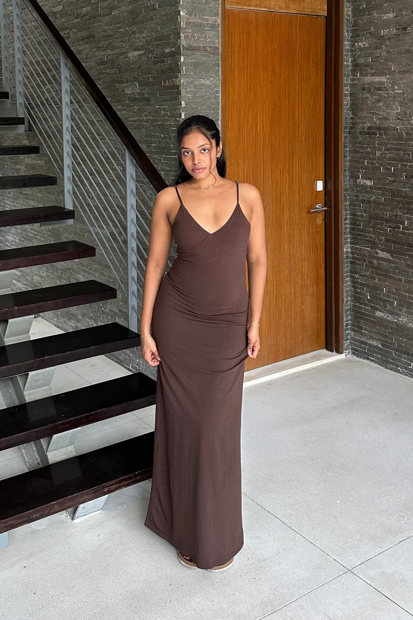 Espresso Dress | Chocolate Brown